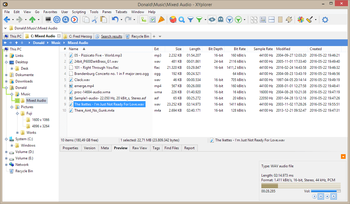 XYplorer Dashboard