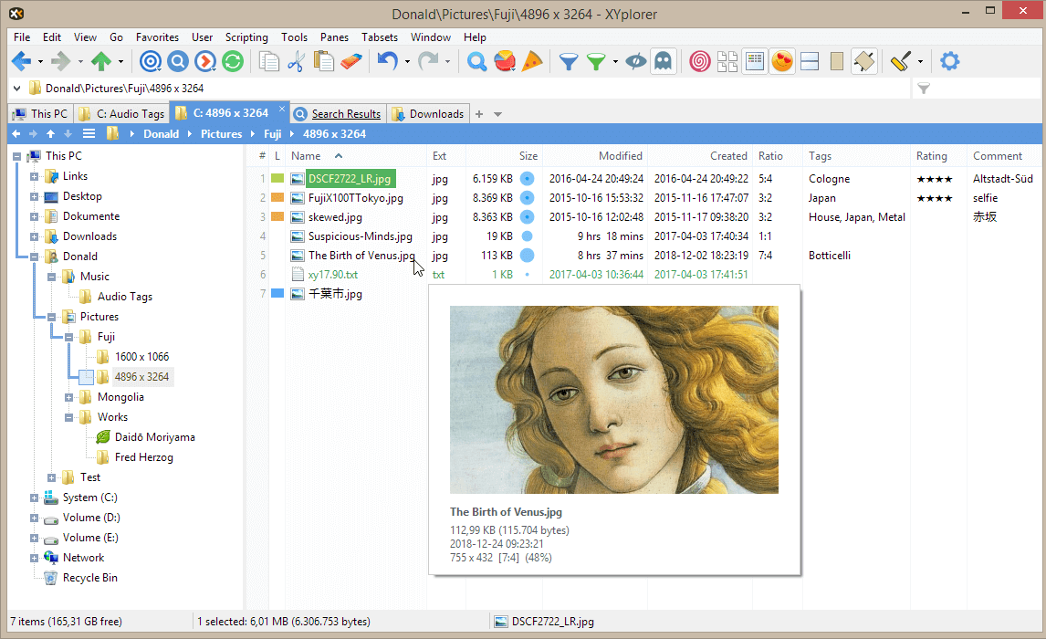 XYplorer Thumbnail