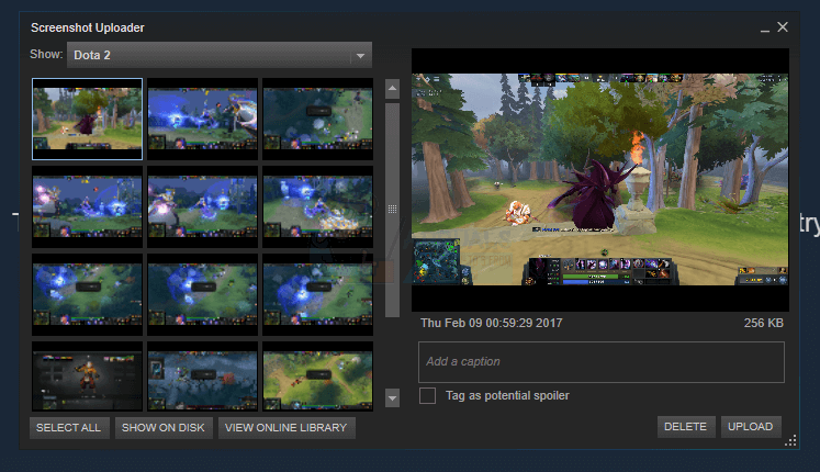 Steam Screenshot Uploader